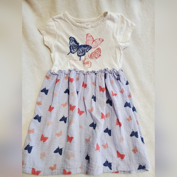 Short Sleeve Butterfly Dress - Picture 1 of 3
